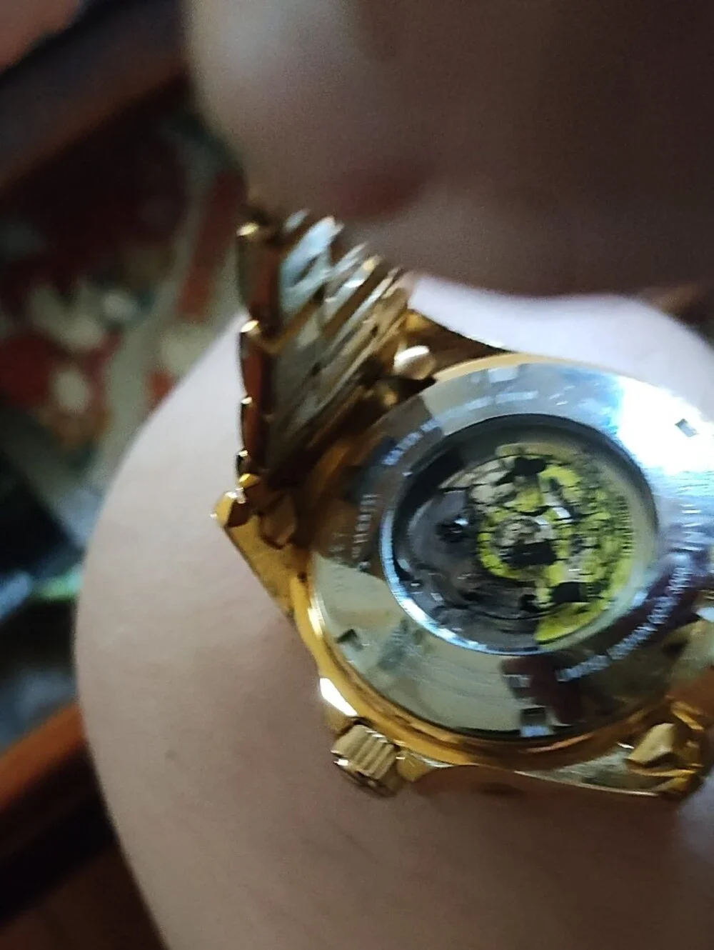 Invicta Gold-Tone Popeye Dial Diver Style Watch